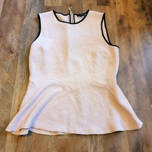 The Limited Pale Pink Peplum Top